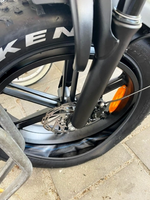 fatbike reparatie band voorwiel